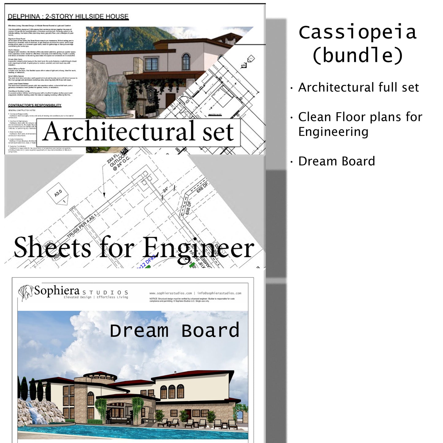 Cassiopeia Bundle: full Arch set + clean sheets for Engineering + free Dream Board Pamphlet