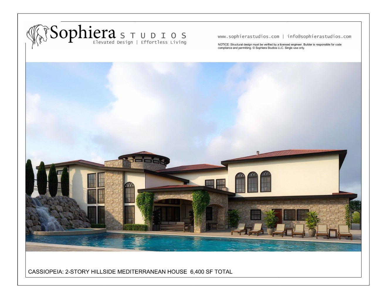 Cassiopeia – 6,400 SF Mediterranean Estate