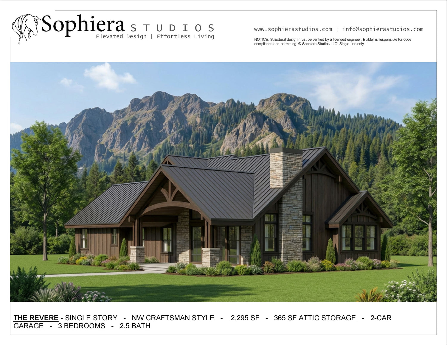 the Revere - NW Craftsman | 2,295 SF