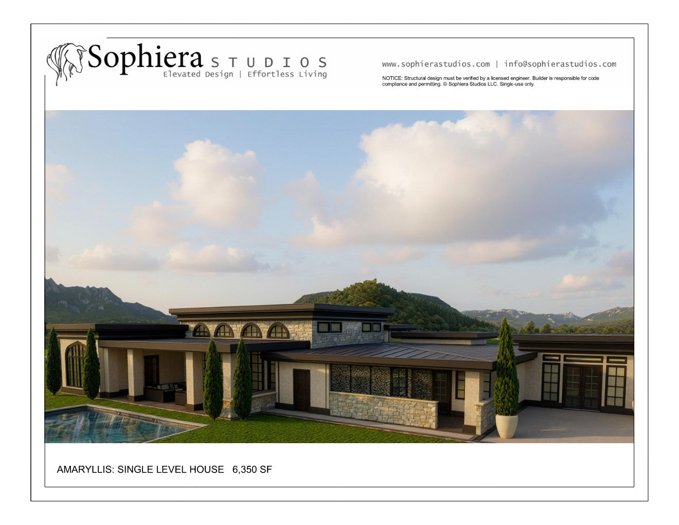 Amaryllis – 6,350 SF Single-Level Sanctuary