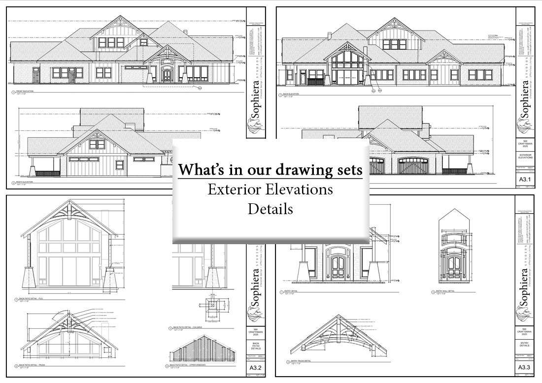 NW_Craftsman - 7,246 sf Arch_Set_30x42