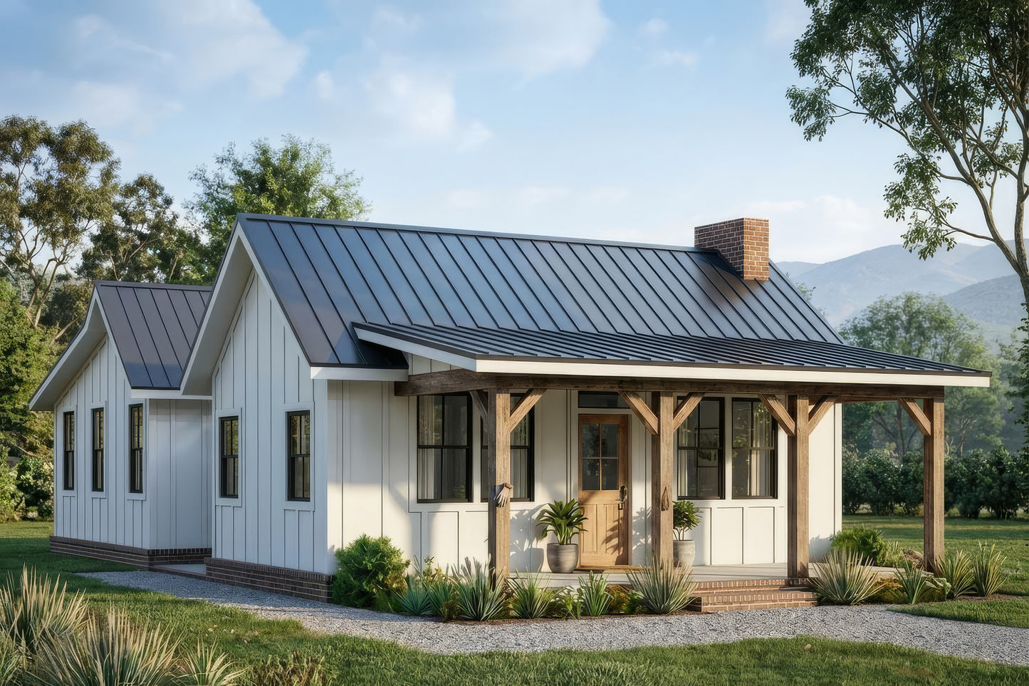 Ellie - Modern Farmhouse | 900 sf - Arch Set 24 x 36