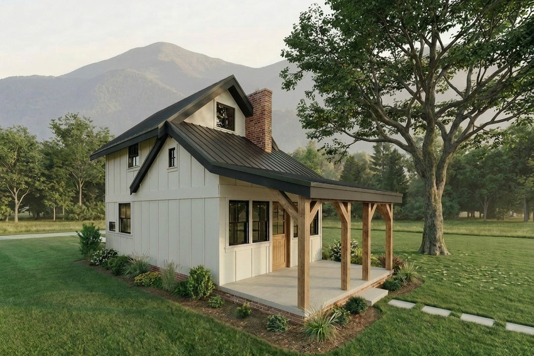 the Fort -  Farmhouse | 400 sf - Arch Set 36 x 24