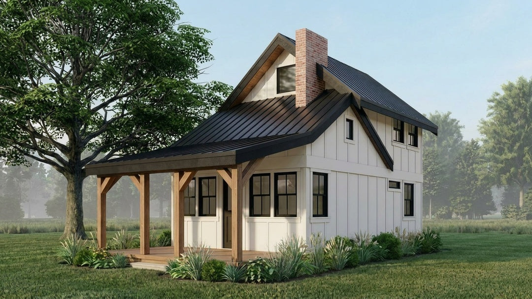 the Fort -  Farmhouse | 400 sf - Arch Set 36 x 24