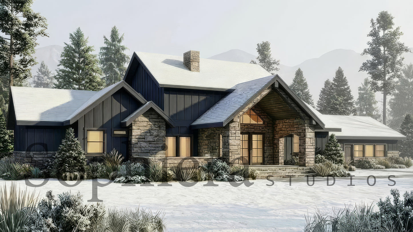 Orion Arch - Modern Farmhouse | 3,000 sf - Arch Set 24 x 36